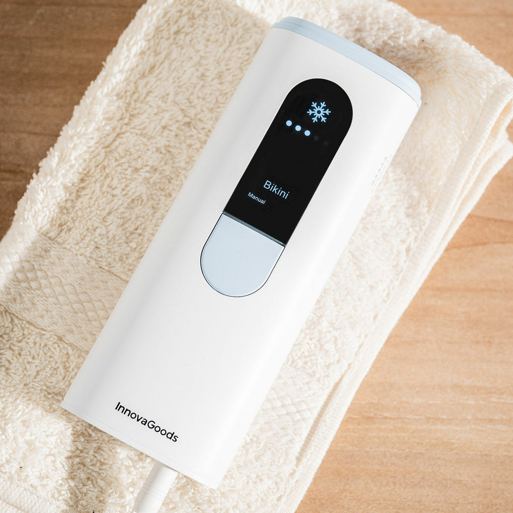 IPL-epilator met koelfunctie, 999999 lichtpulsen en accessoires