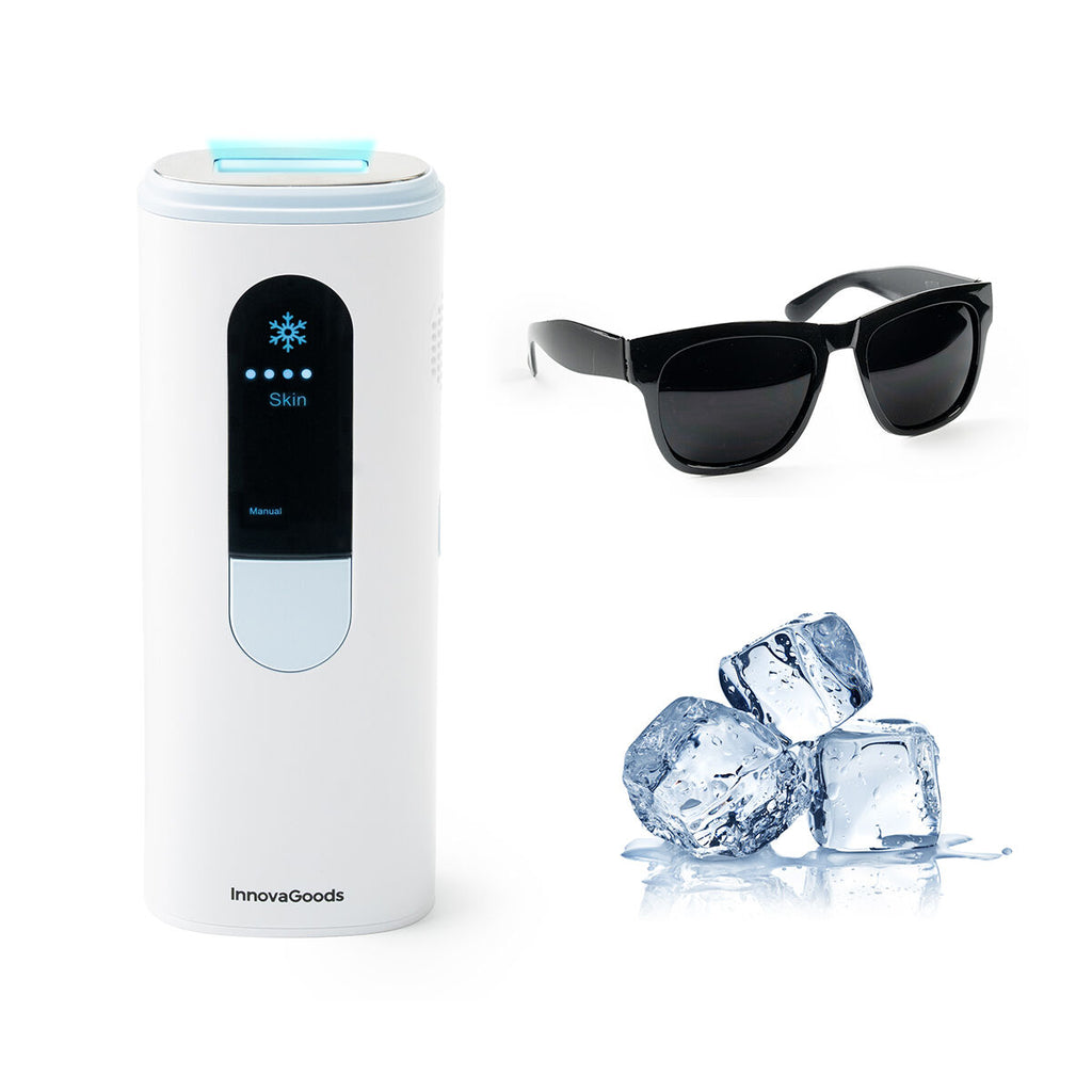 IPL-epilator met koelfunctie, 999999 lichtpulsen en accessoires