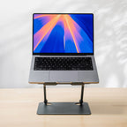 Inklapbare laptopstandaard verstelbaar 10-18 inch, grijs