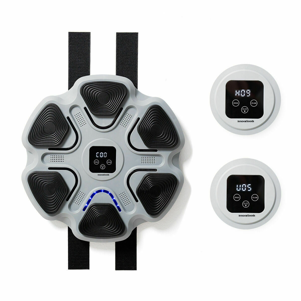 Oplaadbare muziek-bokszak met Bluetooth-speaker en LED-verlichting