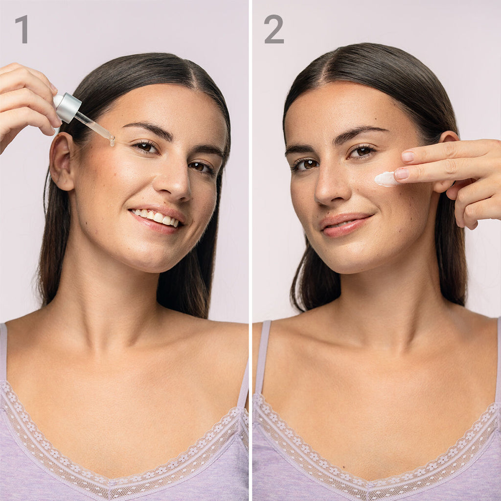 Duopakket gezichtshydratatie kombucha - serum 30 ml en crème 50 ml