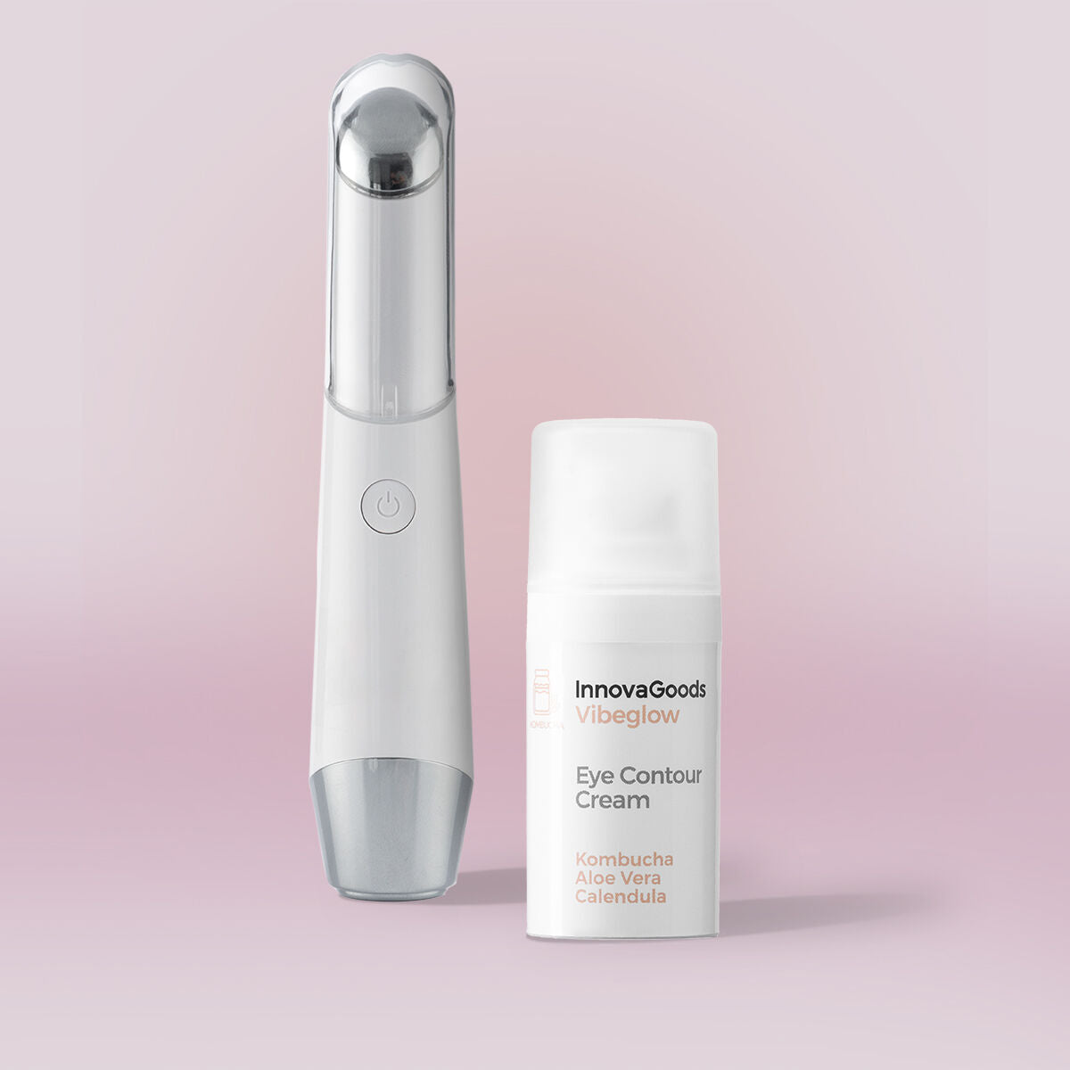 Behandelingspakket donkere kringen ogen met kombucha - oogcontour en massager