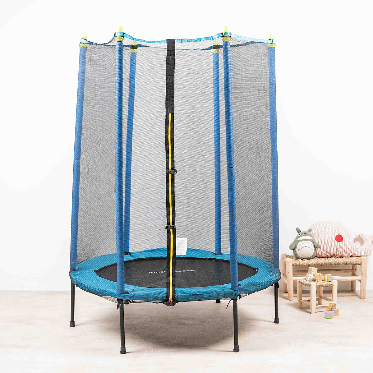 Kindertrampoline met veiligheidsnet, Ø140 cm, 3-6 jaar