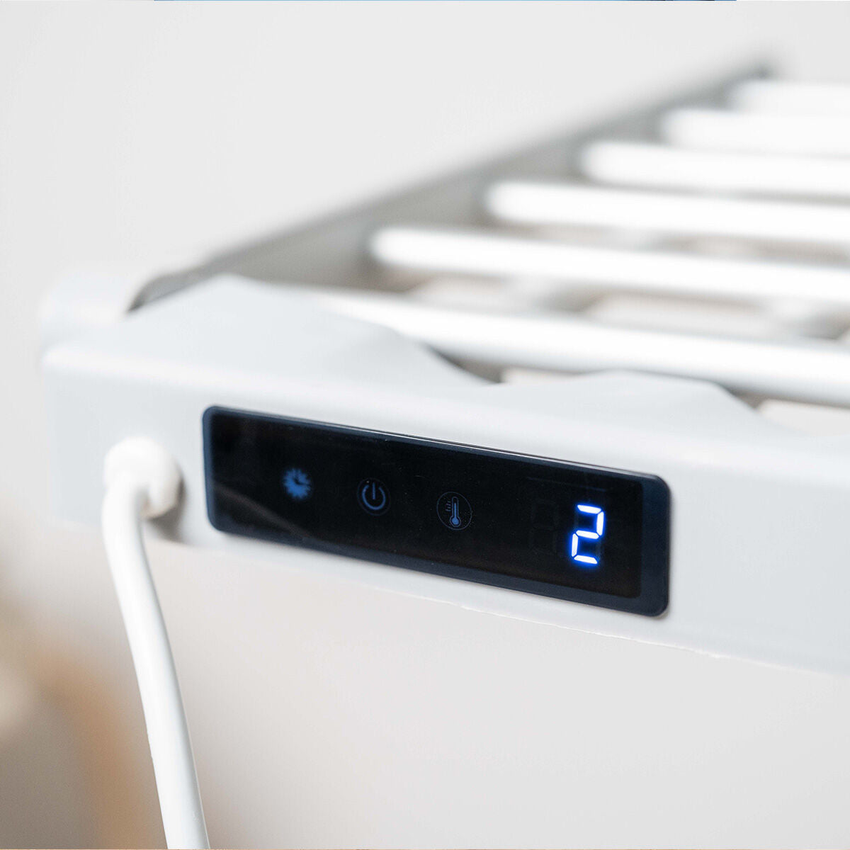 Opvouwbare elektrische wasdroger met touchscreen, timer en temperatuurregeling 230 W