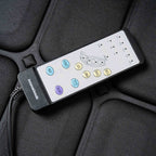 Trilmassage matras met warmte, 10 vibratiemotoren, 4 zones
