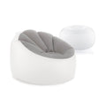 Set opblaasbare fauteuil en stoel met RGB LED-verlichting en afstandsbediening