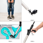 Hogedruk persluchtontstopper met manometer en 7 accessoires