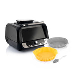 Airfryer 12-in-1 met grill, 6L, 3400W inclusief siliconen mandjes en receptenboek