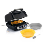 Airfryer 12-in-1 met grill, 6L, 3400W inclusief siliconen mandjes en receptenboek