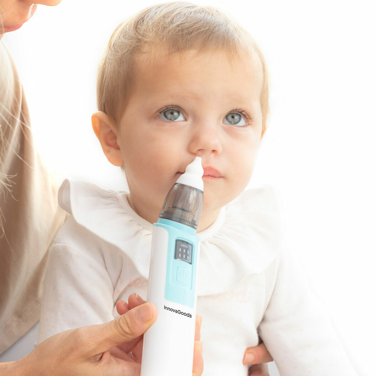 Oplaadbare elektrische neuszuiger baby, 6 zuigstanden, USB