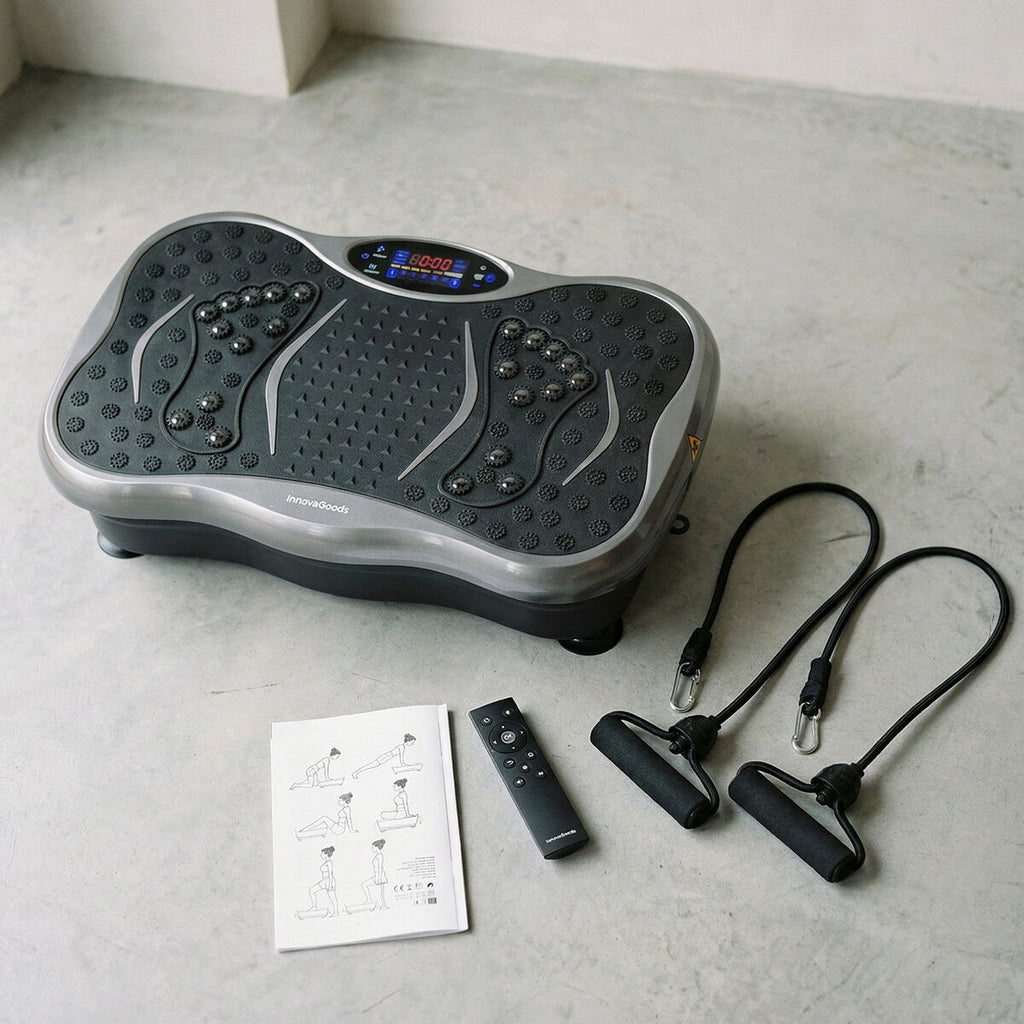 Vibratieplatform met Bluetooth-speaker, weerstandsbanden en afstandsbediening