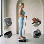 Vibratieplatform met Bluetooth-speaker, weerstandsbanden en afstandsbediening