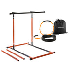 Pull-up station met dip belt en weerstandsbanden - trainingsgids