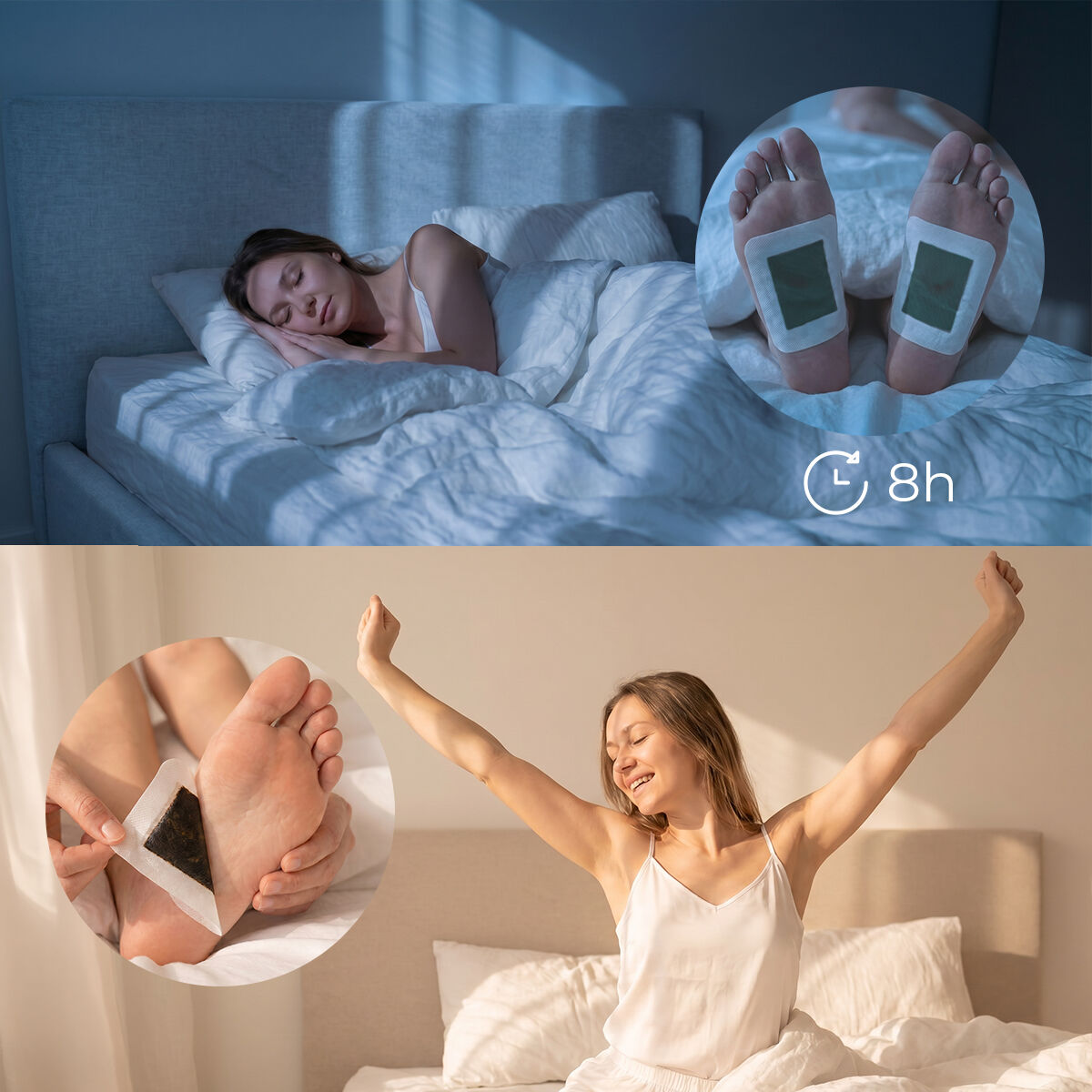 Detox-patches voor voeten, 30 stuks, 3 geuren, zelfklevend