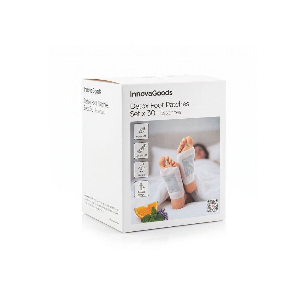Detox-patches voor voeten, 30 stuks, 3 geuren, zelfklevend