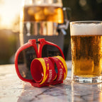 Bierdispenser met koeling en 2 oprolbare zonnebrillen, 4 L