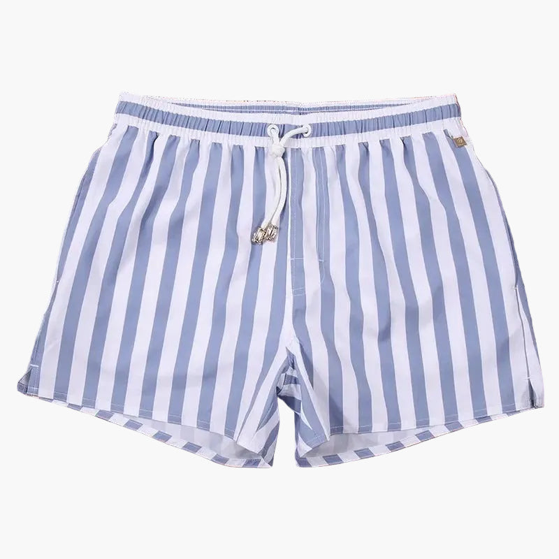Herren Badeshorts mit Streifen – Klassische Schwimmshorts für Strand und Freizeit