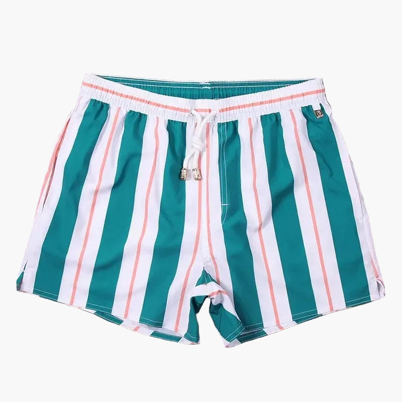 Herren Badeshorts mit Streifen – Klassische Schwimmshorts für Strand und Freizeit