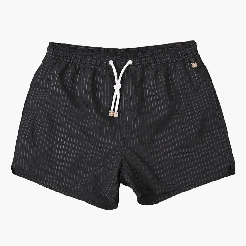 Herren Badeshorts mit Streifen – Klassische Schwimmshorts für Strand und Freizeit