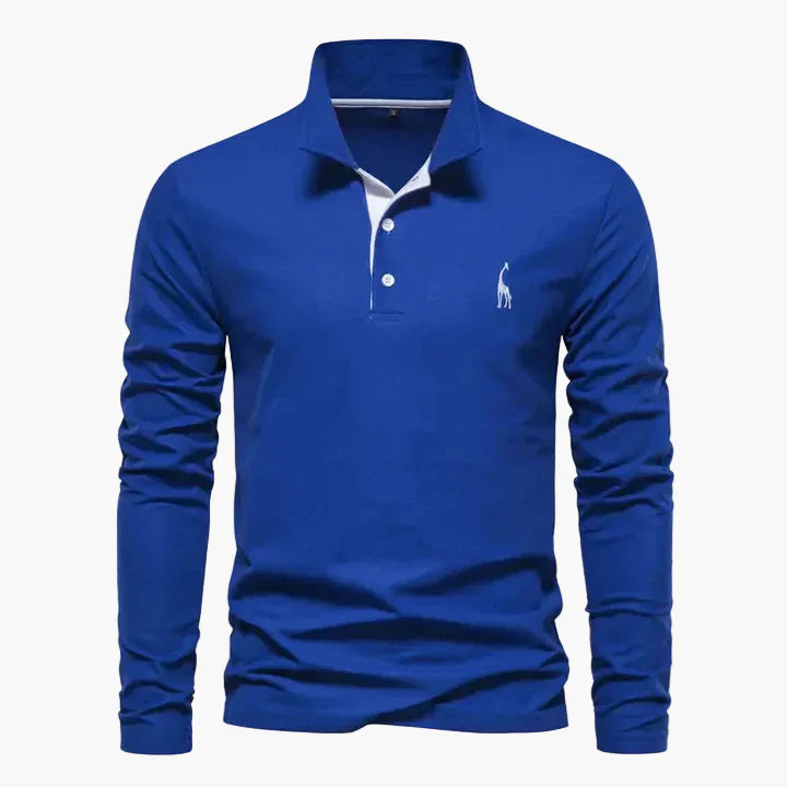 Herre langermet poloshirt – Klassisk stil for fritid og jobb