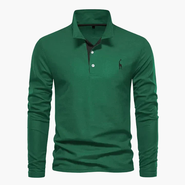 Herre langermet poloshirt – Klassisk stil for fritid og jobb