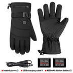 Verwarmde waterdichte handschoenen met antislipgrip
