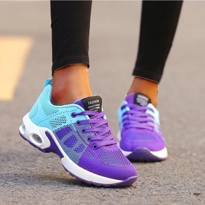Damen Sneakers Sportlich Komfortabel Alltag Fitnessschuhe Modernes Design