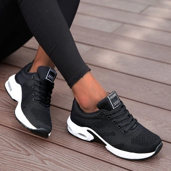 Damen Sneakers Sportlich Komfortabel Alltag Fitnessschuhe Modernes Design