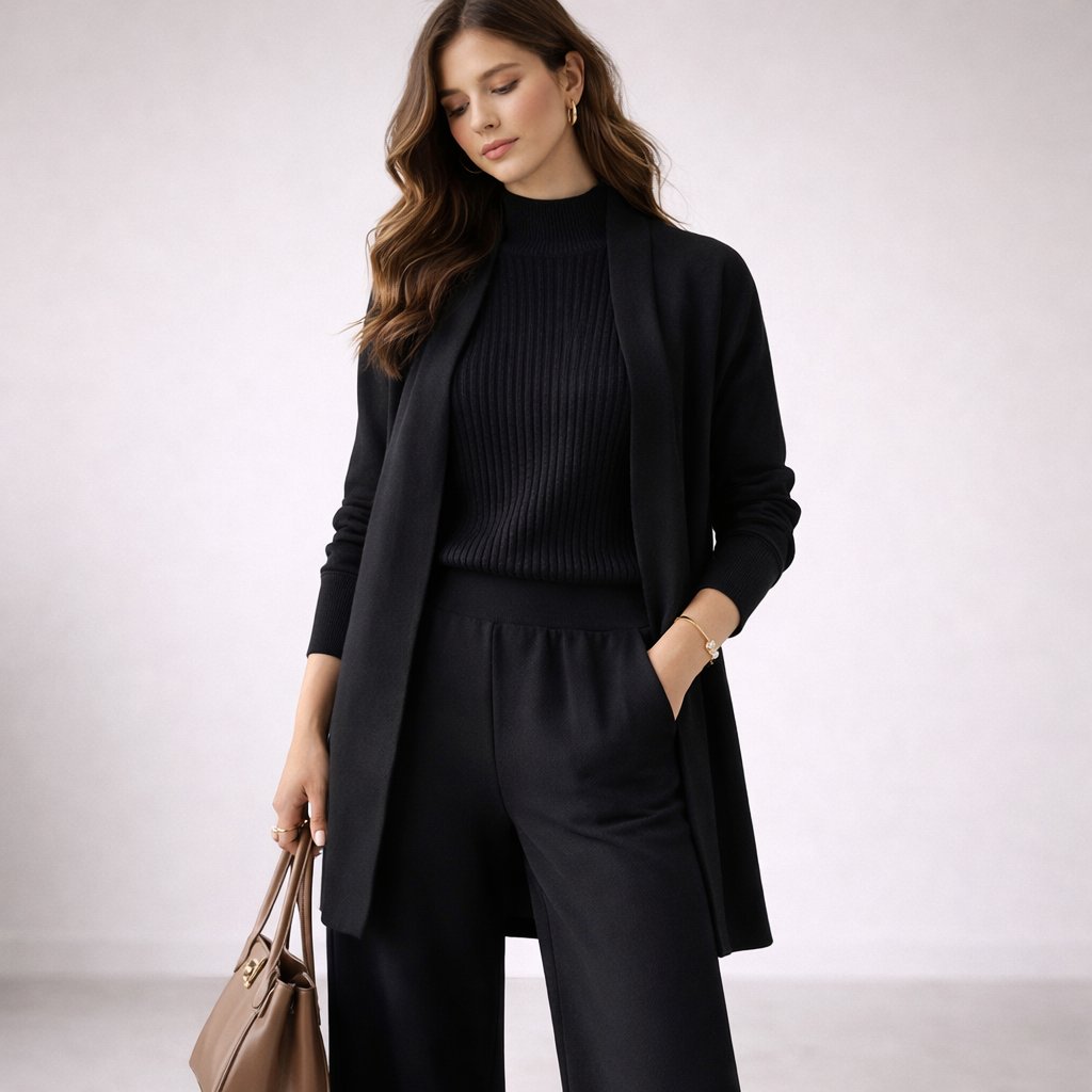 Emma | Driedelige loungeset met vest voor dames
