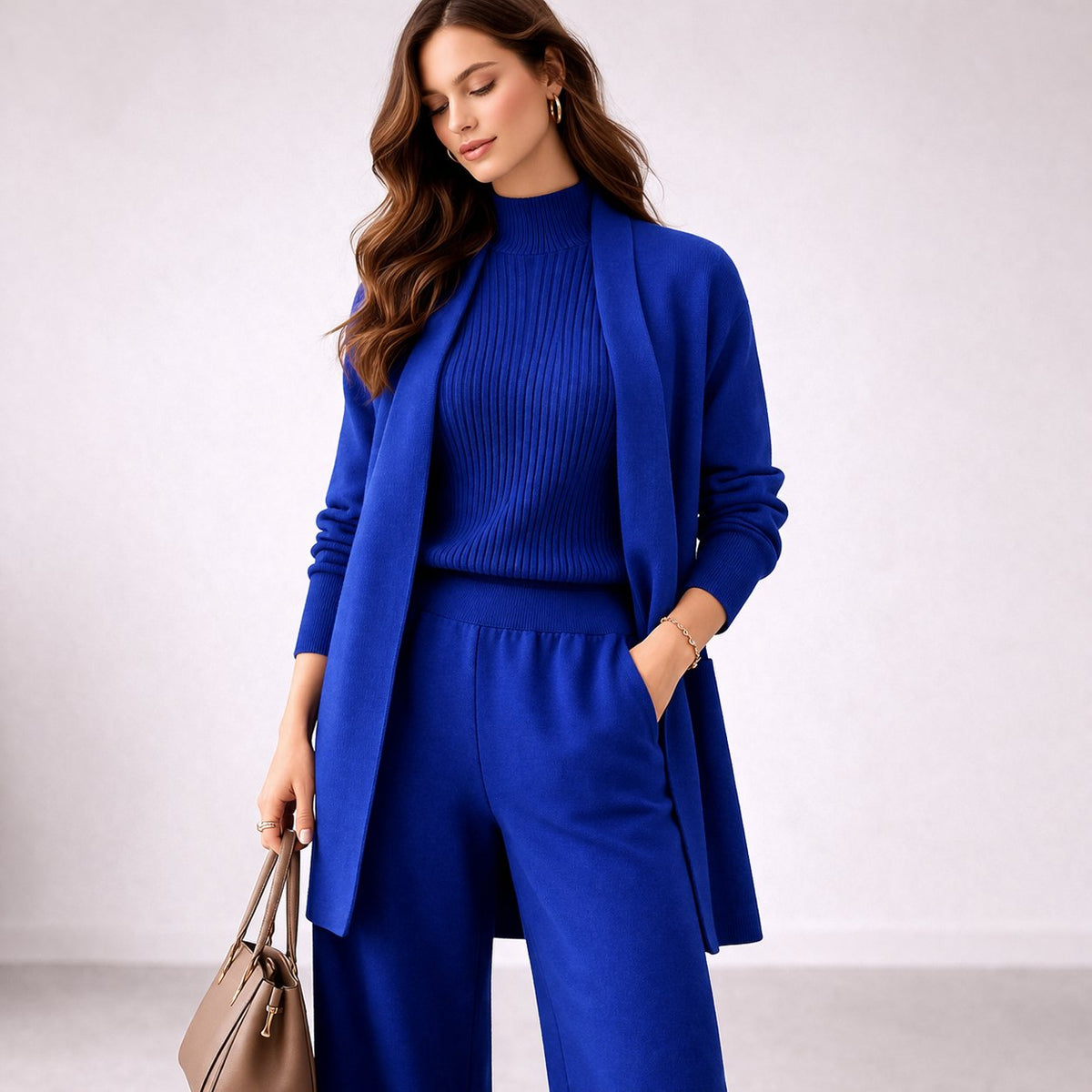 Emma | Driedelige loungeset met vest voor dames