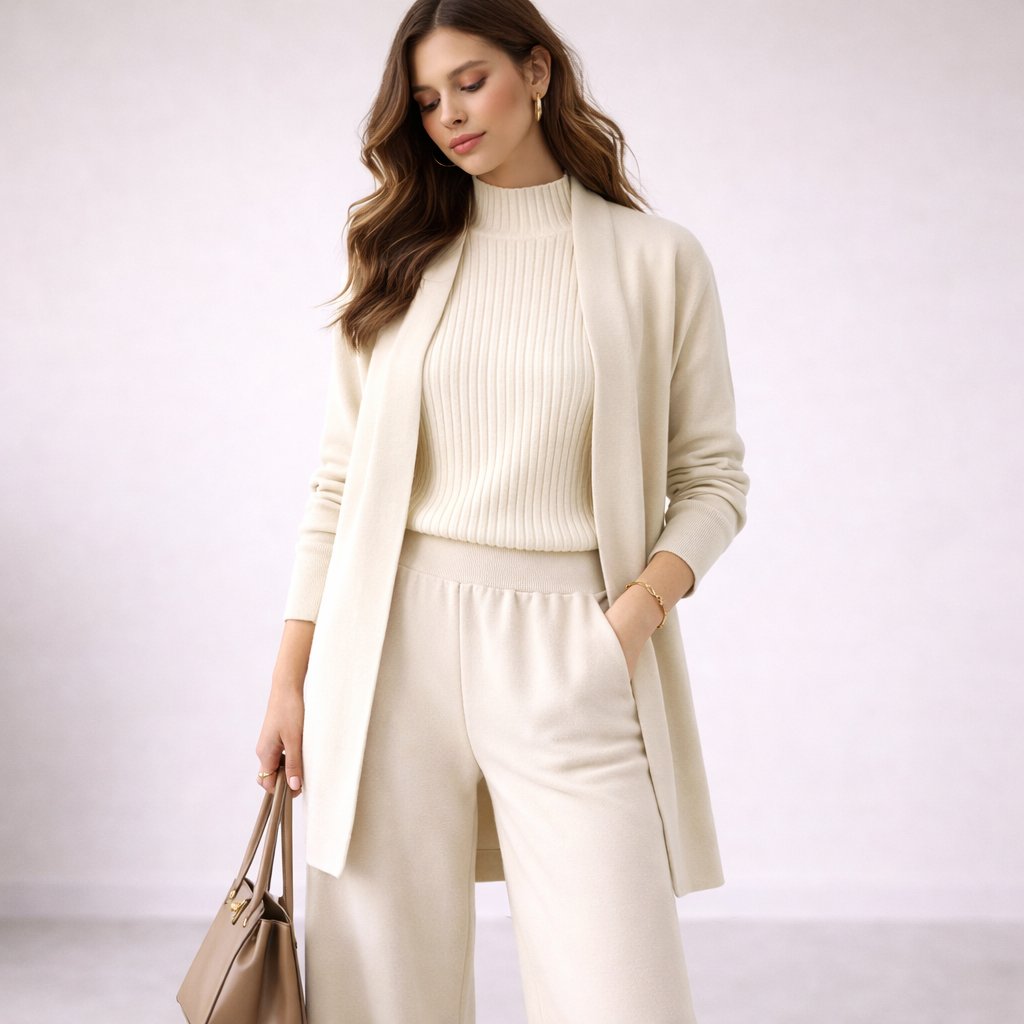 Emma | Driedelige loungeset met vest voor dames