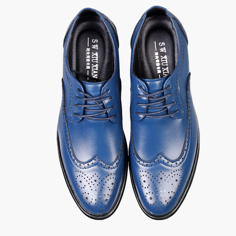 Zapatos Oxford de negocios para hombre – Elegante estilo brogue para ocasiones formales