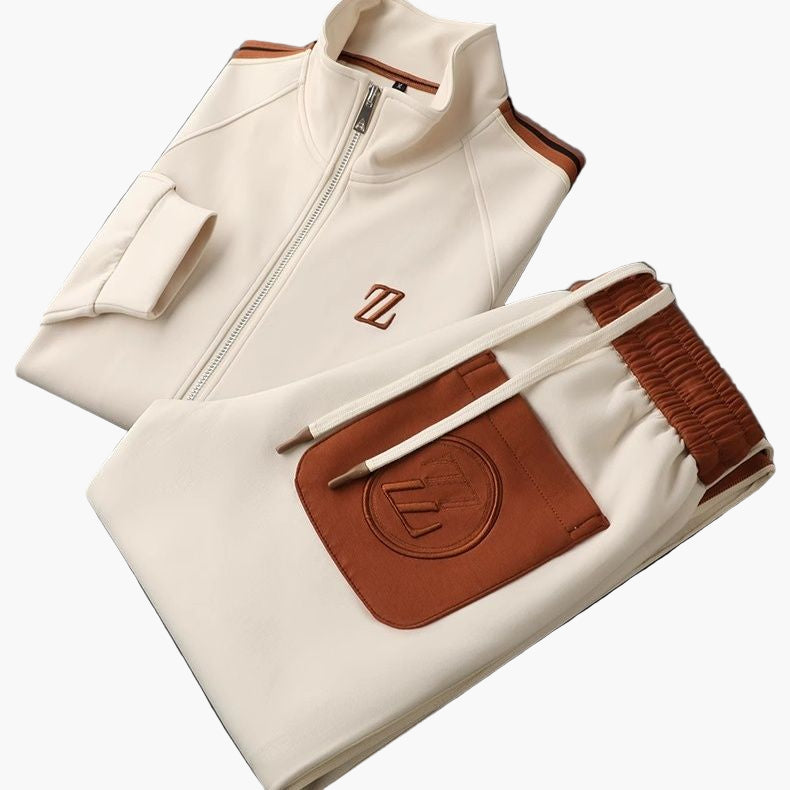 Herr Träningsdräkt 2-delad – Sportig fritidsstil med modern skärning