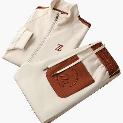 Herr Träningsdräkt 2-delad – Sportig fritidsstil med modern skärning